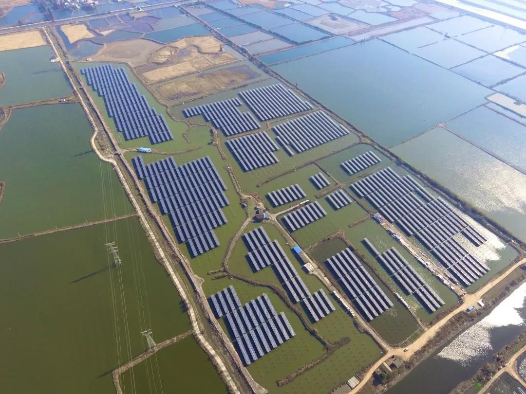 A Fishery-solar Masterpiece in the Watery Town - www.milan.com's 110 MW PV Project in Tongling, Anhui Province Successfully Connected to the Grid for Power Generation